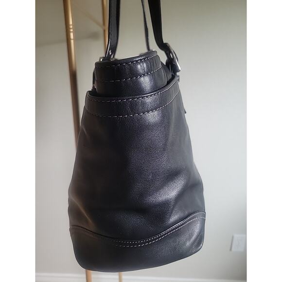 2007 Coach Leather Executive Carry All F11203 Bag Black - Picture 5 of 13